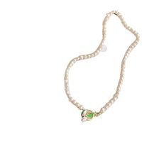 Sweet Flower Imitation Pearl Alloy Women's Necklace main image 4