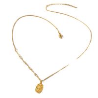 Vintage Style Flower Alloy Plating Gold Plated Women's Pendant Necklace main image 3