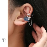 1 Pair Novelty Geometric Solid Color Plating Copper Ear Cuffs main image 2