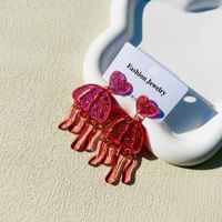 1 Pair Cute Jellyfish Arylic Drop Earrings main image 4