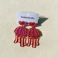 1 Pair Cute Jellyfish Arylic Drop Earrings main image 2