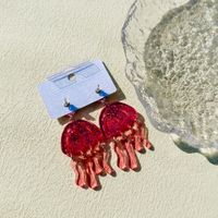 1 Pair Cute Jellyfish Arylic Drop Earrings main image 3