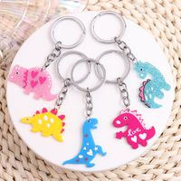 Simple Style Solid Color Stainless Steel Printing Keychain main image 1