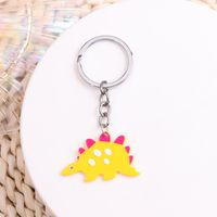 Simple Style Solid Color Stainless Steel Printing Keychain sku image 4