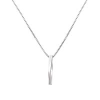 Stainless Steel 18K Gold Plated Casual Simple Style Commute Twist Polishing Geometric Pendant Necklace sku image 2