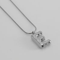 Acier Au Titane Hip Hop Lettre Placage Pendentif sku image 7