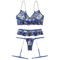 Women's Lady Sexy Embroidery Sexy Lingerie Sets Date Cosplay Sexy Lingerie main image 4