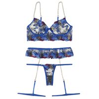 Women's Lady Sexy Embroidery Sexy Lingerie Sets Date Cosplay Sexy Lingerie main image 5