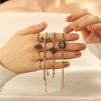 Copper Casual Simple Style Insect Zircon Bracelets main image 1