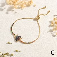 Copper Casual Simple Style Insect Zircon Bracelets sku image 4