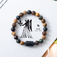 Vintage-Stil Geometrisch Konstellation Obsidian Armbänder In Masse sku image 10