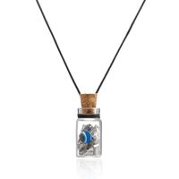 Einfacher Stil Teufels Auge Flasche Glas Wachs Seil Handgemacht Unisex Halskette Mit Anhänger main image 3