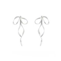 1 Pair Sweet Simple Style Bow Knot Plating Alloy Ear Studs main image 2
