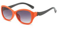 Süß Einfacher Stil Farbblock Pc Ovaler Rahmen Vollbild Kinder Sonnenbrille sku image 2