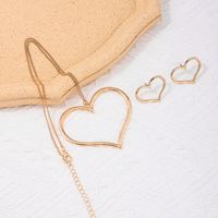 Elegant Simple Style Heart Shape Alloy Women's Jewelry Set main image 1