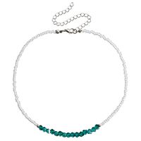 Lässig Einfacher Stil Geometrisch Künstlicher Kristall Saatperle Perlen Überzug Frau Halskette sku image 6