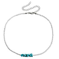 Lässig Einfacher Stil Geometrisch Künstlicher Kristall Saatperle Perlen Überzug Frau Halskette sku image 1