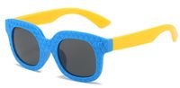 Lässig Einfacher Stil Plaid Pc Quadrat Vollbild Kinder Sonnenbrille sku image 1