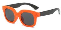 Lässig Einfacher Stil Plaid Pc Quadrat Vollbild Kinder Sonnenbrille sku image 2