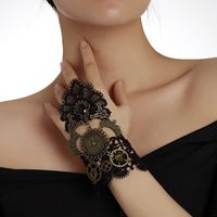 Wholesale Jewelry Punk Lace Skull Ring Bracelet Nihaojewelry sku image 7