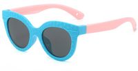 Casual Color Block Pc Oval Frame Full Frame Kids Sunglasses sku image 5