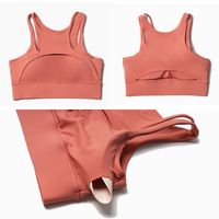 Sports Solid Color Nylon Round Neck Active Tops Vest main image 2