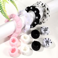 Women's Casual Solid Color Flannel Inlay Artificial Pearls Hair Band main image 1