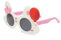 Cartoon Style Cute Balloon Bow Knot Tac Special-Shaped Mirror Full Frame Kids Sunglasses sku image 3