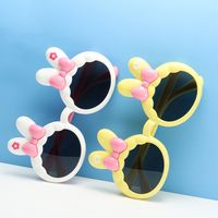 Cartoon Style Cute Rabbit Tac Special-Shaped Mirror Full Frame Kids Sunglasses main image 1