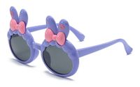 Cartoon Style Cute Rabbit Tac Special-Shaped Mirror Full Frame Kids Sunglasses sku image 2