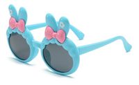 Cartoon Style Cute Rabbit Tac Special-Shaped Mirror Full Frame Kids Sunglasses sku image 3