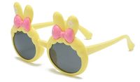 Cartoon Style Cute Rabbit Tac Special-Shaped Mirror Full Frame Kids Sunglasses sku image 4