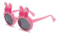 Cartoon Style Cute Rabbit Tac Special-Shaped Mirror Full Frame Kids Sunglasses sku image 5