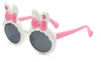 Cartoon Style Cute Rabbit Tac Special-Shaped Mirror Full Frame Kids Sunglasses sku image 6