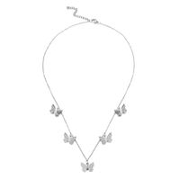 Stainless Steel Gold Plated Simple Style Star Butterfly None Necklace sku image 2
