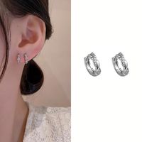 1 Pair IG Style Geometric Plating Inlay Copper Zircon Earrings sku image 4