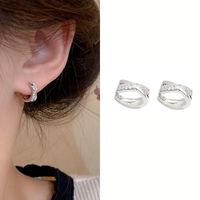 1 Pair IG Style Geometric Plating Inlay Copper Zircon Earrings sku image 14