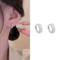 1 Pair IG Style Geometric Plating Inlay Copper Zircon Earrings sku image 10