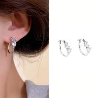 1 Pair IG Style Geometric Plating Inlay Copper Zircon Earrings sku image 17