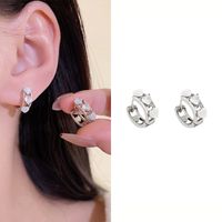 1 Pair IG Style Geometric Plating Inlay Copper Zircon Earrings sku image 18