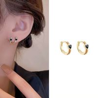 1 Pair IG Style Geometric Plating Inlay Copper Zircon Earrings sku image 11