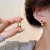 1 Pair IG Style Geometric Plating Inlay Copper Zircon Earrings sku image 12