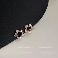 1 Pair IG Style Geometric Plating Inlay Copper Zircon Earrings sku image 18