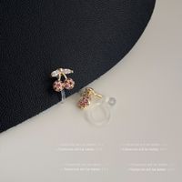 1 Pair IG Style Geometric Plating Inlay Copper Zircon Earrings sku image 6