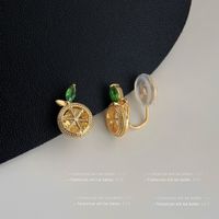 1 Pair IG Style Geometric Plating Inlay Copper Zircon Earrings sku image 19