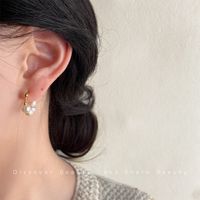 1 Pair Elegant Retro Geometric Freshwater Pearl Earrings main image 2