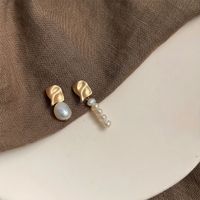 1 Pair Elegant Retro Geometric Freshwater Pearl Earrings sku image 14