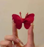 Women's Sweet Simple Style Butterfly Cloth Hair Clip sku image 2