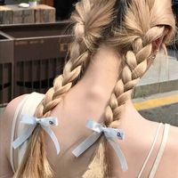 Women's Sweet Simple Style Bow Knot Cloth Hair Clip main image 3