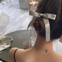 Women's Sweet Simple Style Bow Knot Cloth Hair Clip sku image 4